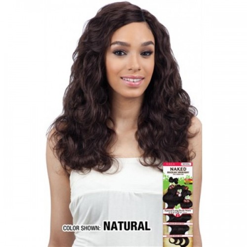 SAGA NAKED BRAZILIAN VIRGIN REMY 100% HUMAN HAIR Natural BODY WAVE 7PCS 